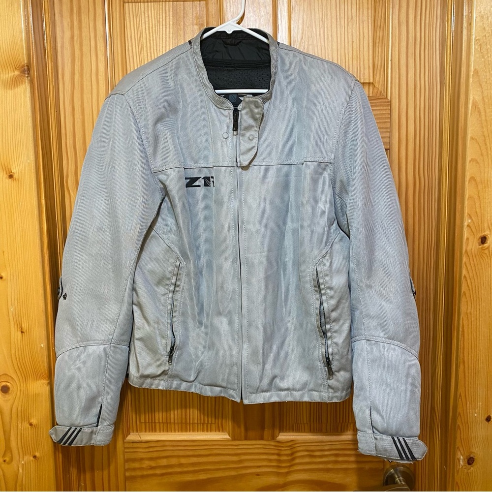 Gray Z1r Motorcycle Jacket (Large)